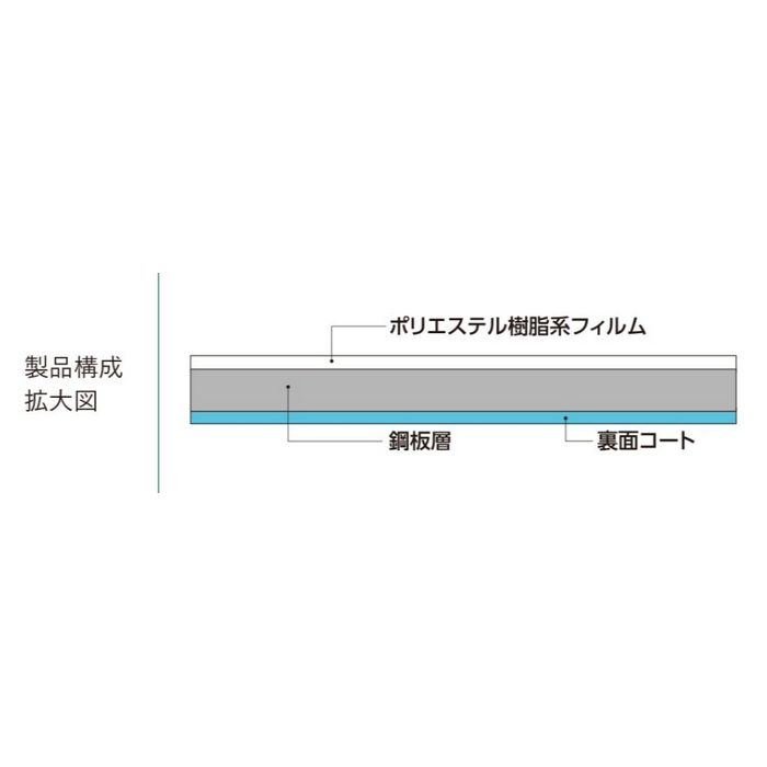 マグマジックSP 特殊壁紙下地 鋼鈑タイプ 450mm×450mm ホワイト
