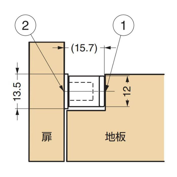 ランプ印樹脂キャッチ JC-T50 140-019-545