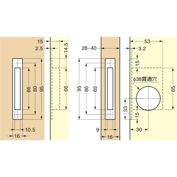 ランプ印ステンレス鋼製引戸掘込みカマ錠(表示器付) HC-30H 140-183-250【セール開催中】
