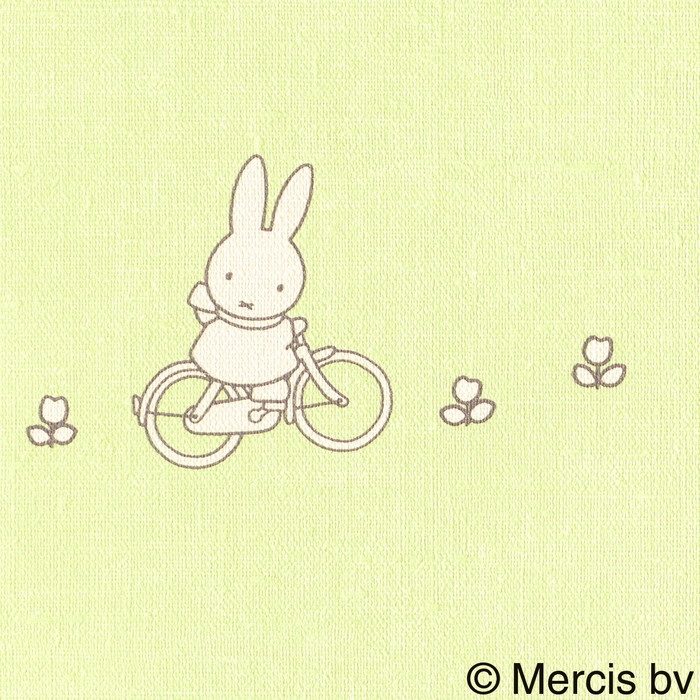 LV-2463 V-ウォール 壁紙 miffy サイクリング 巾92cm