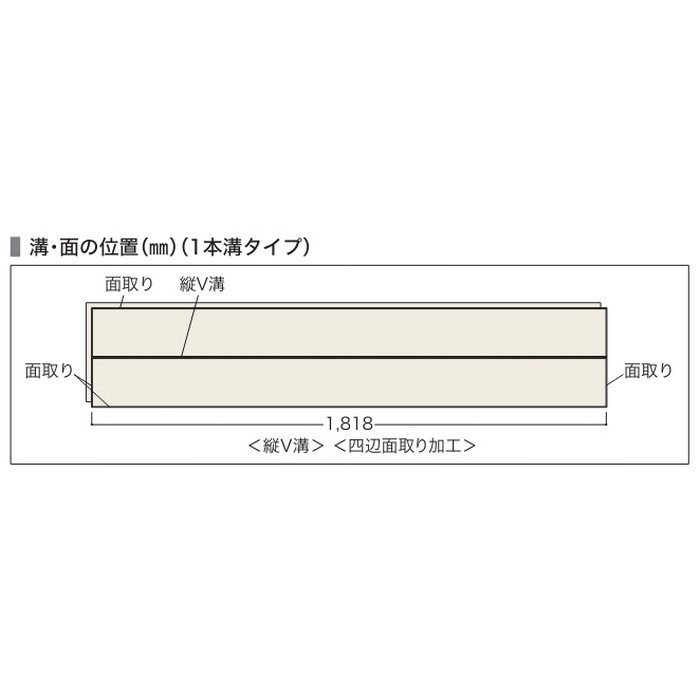 JMD12S1WT メイボクデザイン・Jベース 1本溝 化粧シート 床暖房対応 12×303×1818mm ウォールナット柄 6枚入
