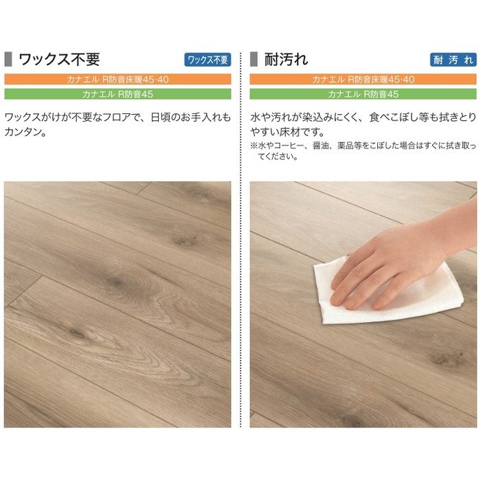 R45S1AG カナエル R防音45 溝なし 化粧シート 11.5×143×900mm アッシュグレージュ色 24枚入