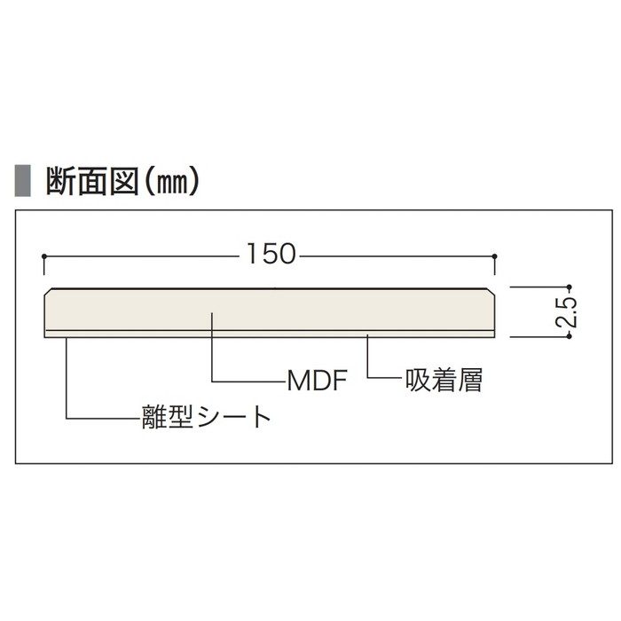 FRPS1VW2 リフォームフロア リピタVC 溝なし 化粧シート 2.5×150×900mm アッシュホワイト色 12枚入