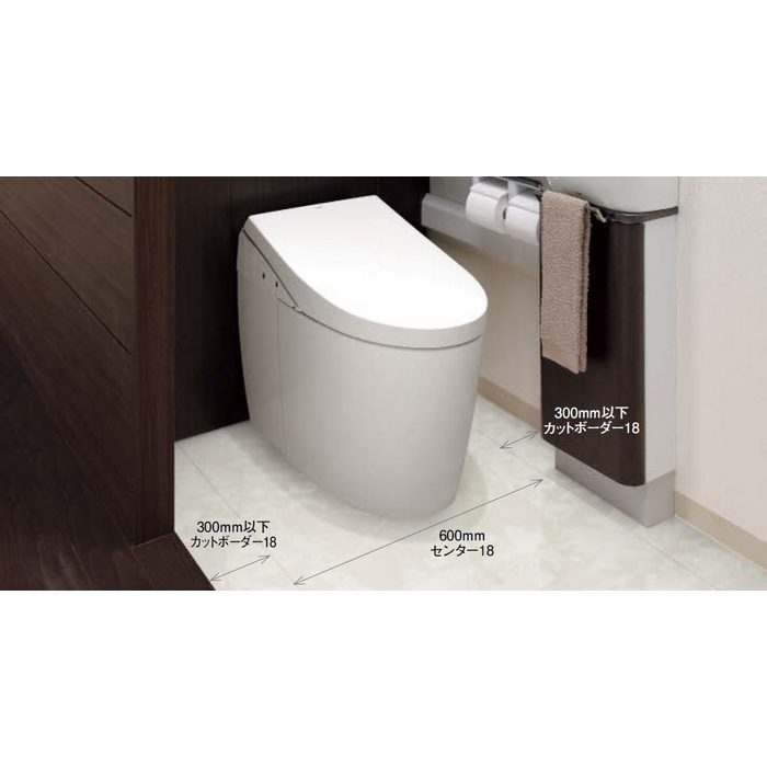 YE631-2SX トイレタフ トイレタフ 石目柄Ⅱ センター18 ホワイトオニキス柄 12mm厚 600×1820mm 戸建用床材【セール開催中】