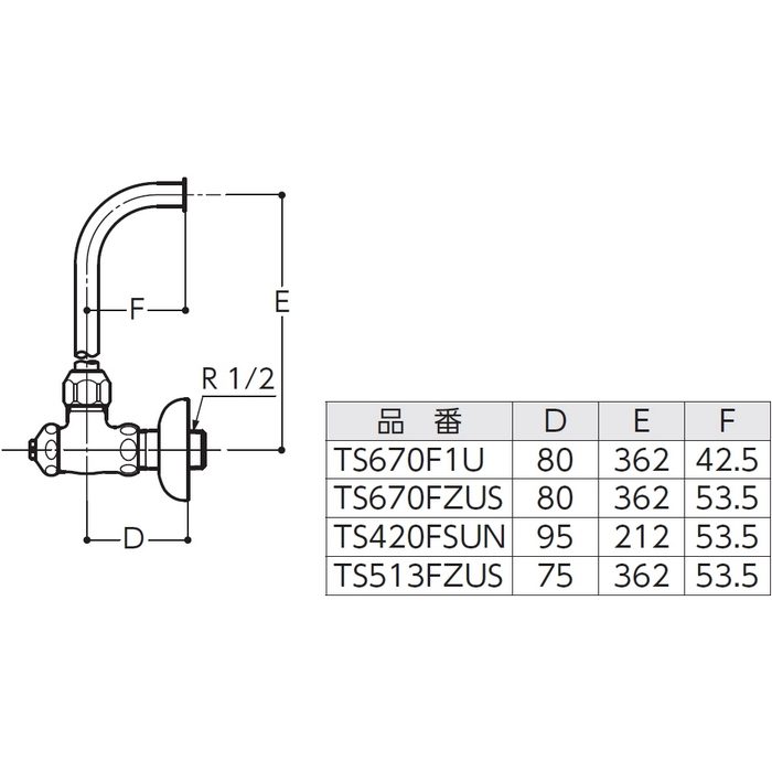 TS513FZUS ロータンク用アングル形止水栓 銅管タイプ（S513B・S300B用） TOTO【アウンワークス通販】