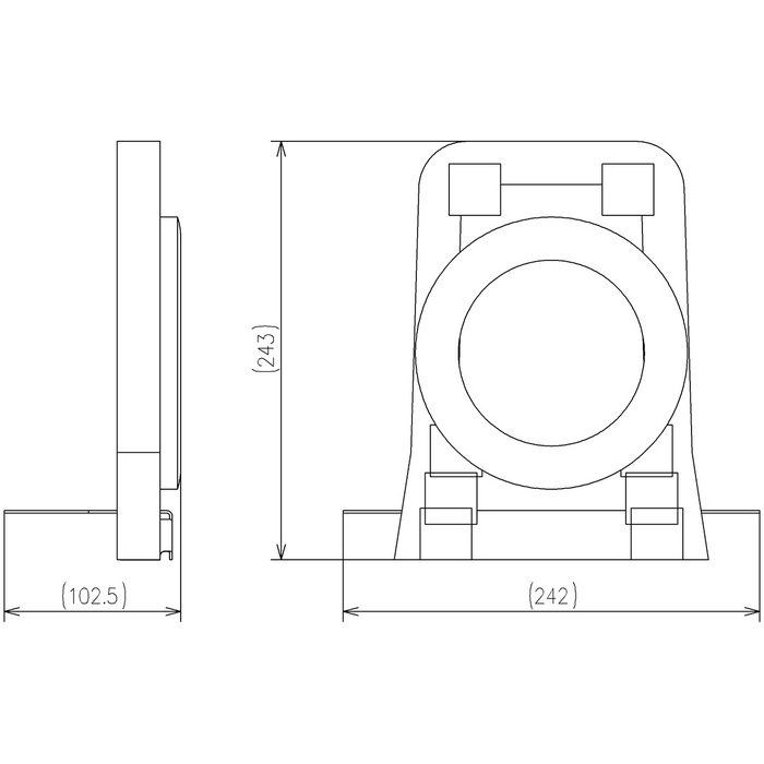 HM969P ネオレストAS・RS大便器背面カバー 壁排水用 防火区画対応