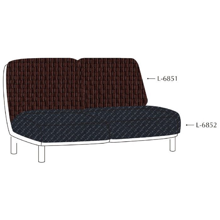L-6852 コードカーフW 椅子生地用レザー ファニシングレザー 巾137cm【セール開催中】