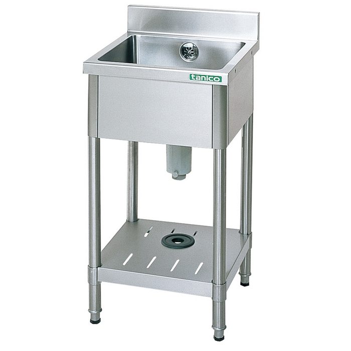 良品 Tanico タニコー 一槽シンク TX-1S-45 バックガード付き 流し台 450×600×800cm 6102500 18-0 一槽シンク TXA-1S-45 バックガード付 450×600×800mm