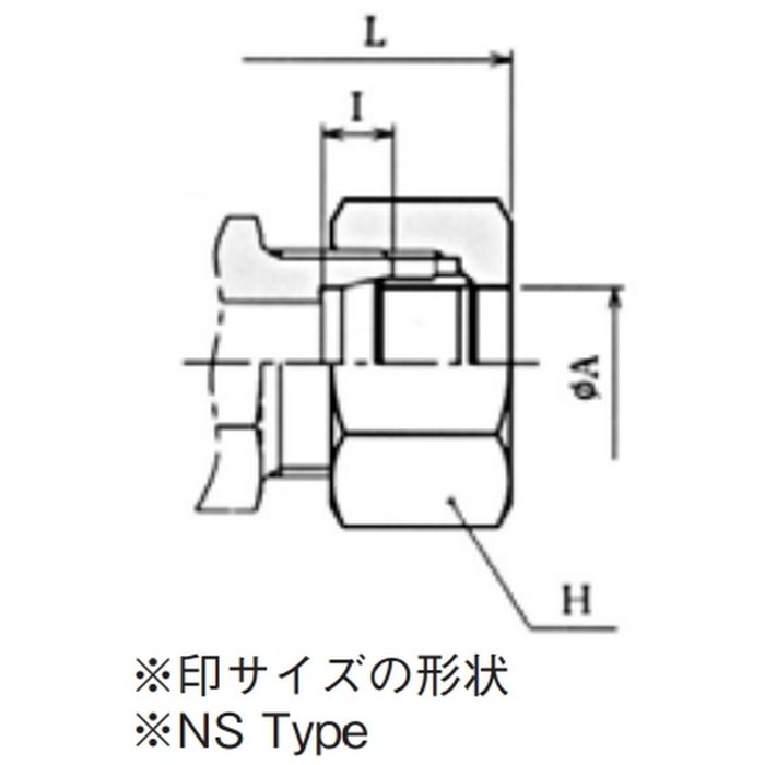 KLN17-040NEG NE型鋼管用くい込み継手 エルボニップル EG φ17.3×R1／2 （431923）