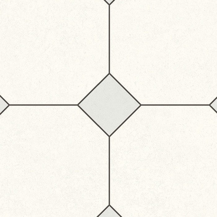 E1068 Ponleum 住宅用クッションフロア ストーン＆プレーン オクタゴンドット 1.8mm厚 182cm巾