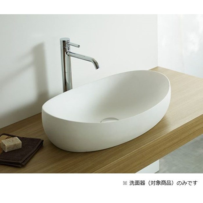 CEL531U-MW 洗面器 ベッセル オーバーフローあり 632×404mm マットホワイト