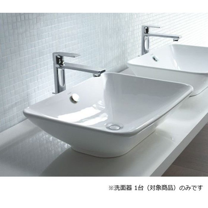 DV033452R-00 バキーノ 洗面器 ベッセル オーバーフローあり 550×420mm ホワイト