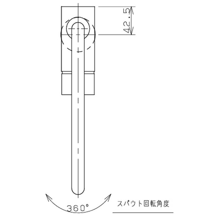 117-115-DS シングルレバー混合栓 sorani ダークシルバー カクダイ
