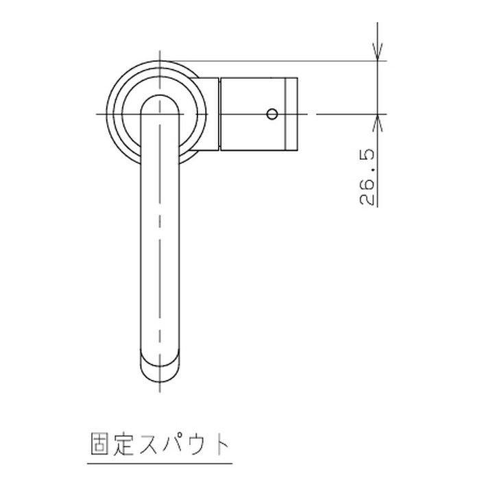 721-269-AG 水栓金具 立水栓 SYATORA アンティークゴールド カクダイ