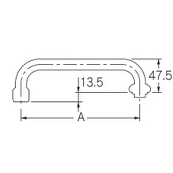 775-29-300 パイプ・先端器具 泡沫Uパイプ 300mm