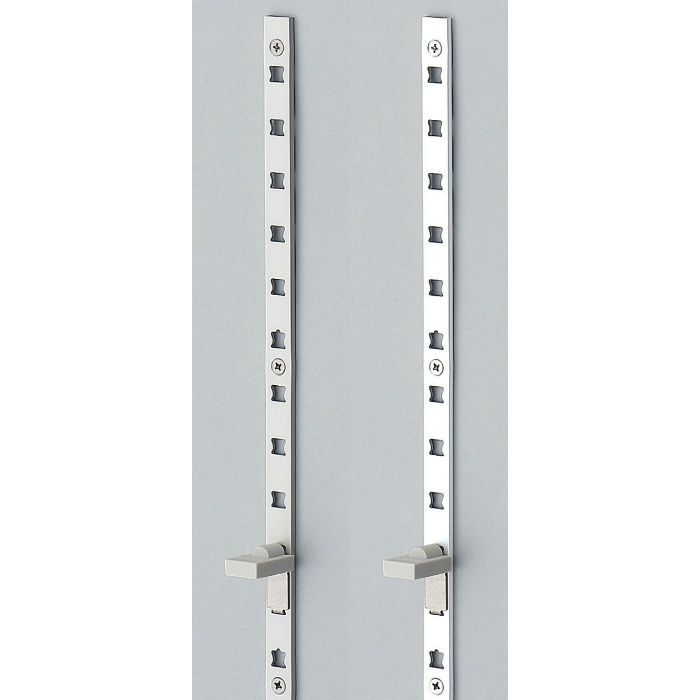 ランプ印アルミ製面付棚柱AP-DM型 AP-DM1820WT 120-016-209