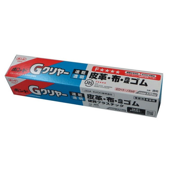 G-17 ボンド Gクリヤー ゴム系溶剤形接着剤 170mL 透明