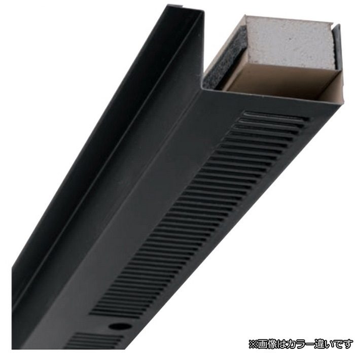 FV-G016FD-L27-AG 防火軒天換気材（軒ゼロタイプ） L2730mm アンバーグレー 6本入
