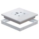 SPF-R6060TS-WT 体組成計付き高気密型床下点検口NORNE 標準型 シート貼り完成品 600×600タイプ ホワイト