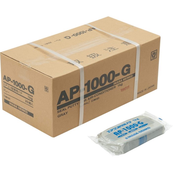 AP-1000-G 因幡電工 エアコン用シールパテ グレー