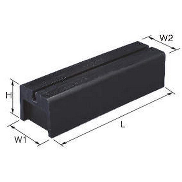 CR-W1040 因幡電工 リサイクロックCR 3分レールタイプ 120×110×400mm ブラック