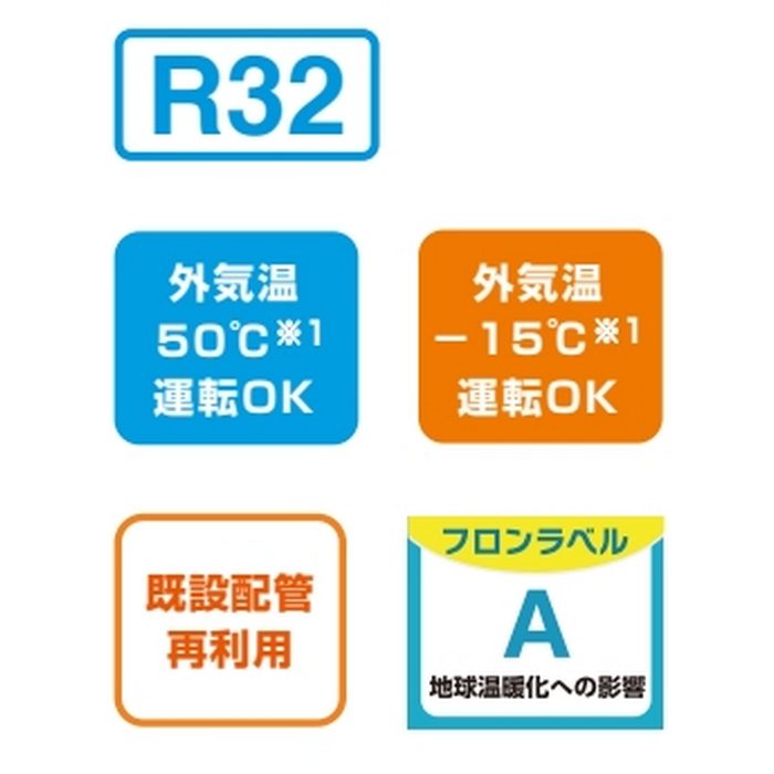 S404ATGP-W 壁掛形エアコン GXシリーズ 単相200V 室内電源タイプ 14畳対応 室外機セット ホワイト