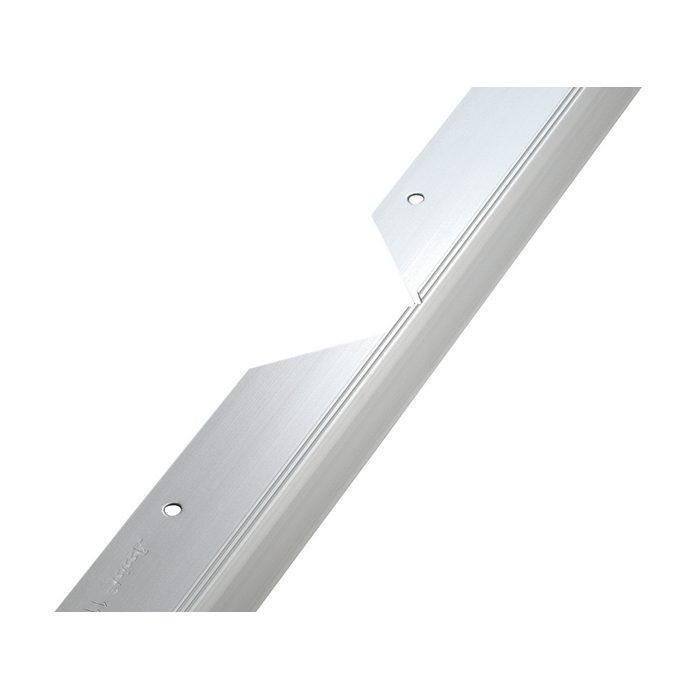 11-2060VL アシステップ  OAフロア金物用Vカットコーナー 直角出隅専用 アルミ製 L＝600mm（300×300mm） シルバー
