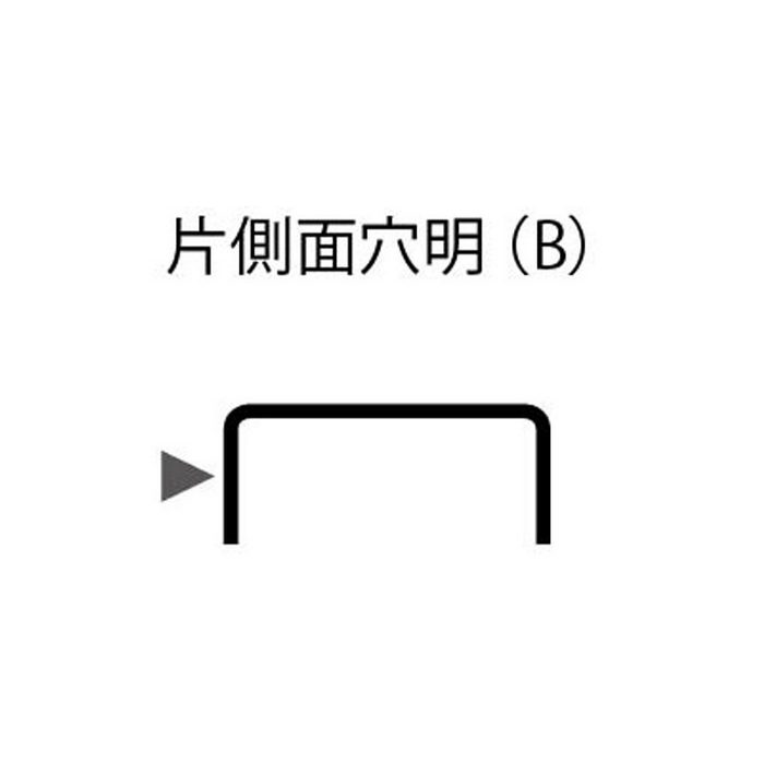 20-352-2 チャンネル見切り 片側面穴あけ ステンレス製 2m ヘアライン仕上げ