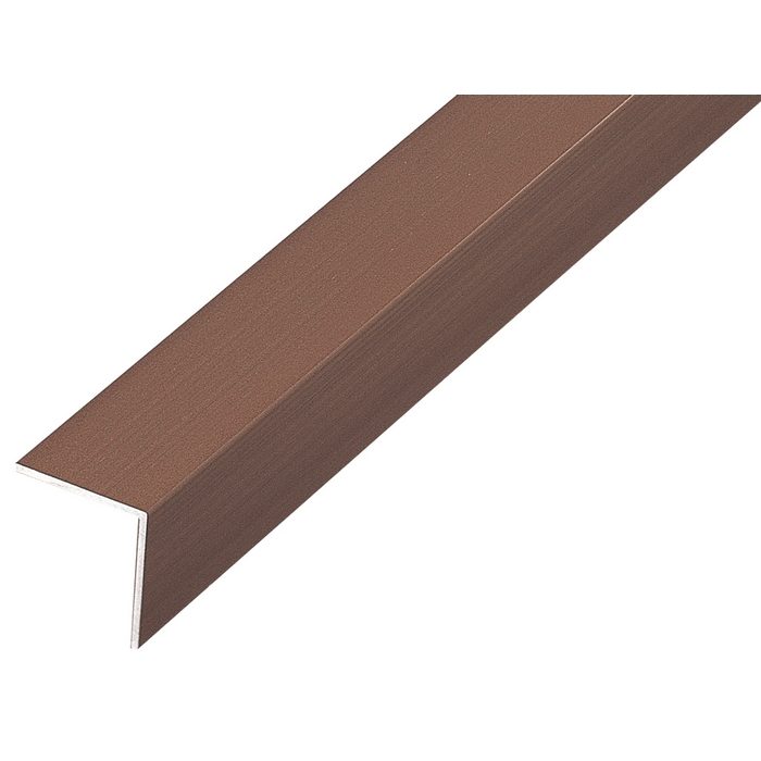 30-943 アングル 穴なし アルミ製 1.82m（15×15×0.8mm） ブロンズ