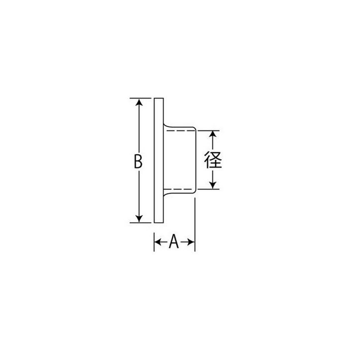 65-321 パイプパーツ ソケット 亜鉛ダイカスト 木ねじ付 φ9.5mm クロムメッキ仕上げ