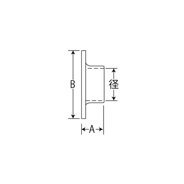 65-337 パイプパーツ ソケット 真鍮製 φ38mm 磨き仕上げ