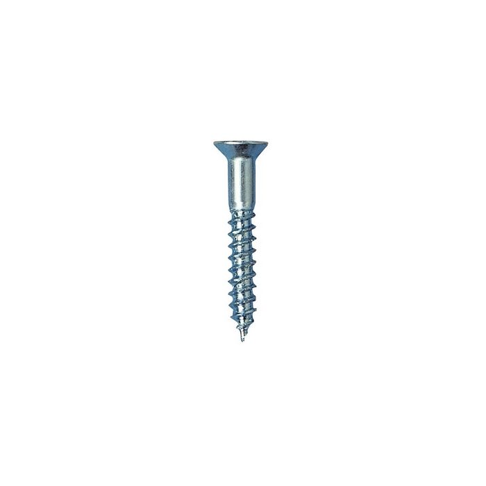 75-104 ビス 木ねじ 鉄製 3.8×32mm ユニクロメッキ仕上げ 144本入