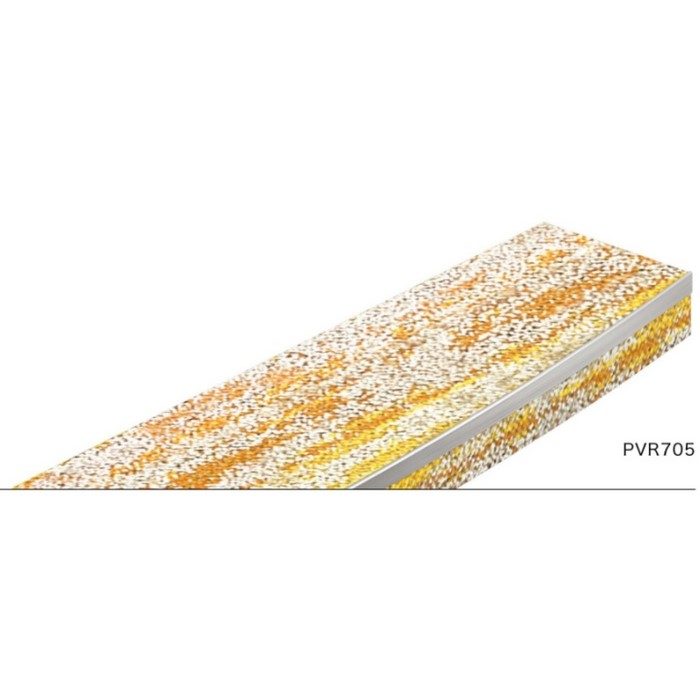 PVR705 Previo R705 室内アール階段（タイルカーペット用段鼻保護見切りアール階段用） ステンレス製 2m ヘアライン仕上げ