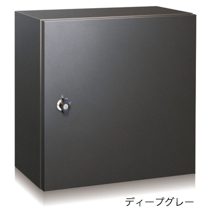 宅配ボックス 3333V2R 右開き 宅配シリンダー錠 W390×H390×D220 ステングレー