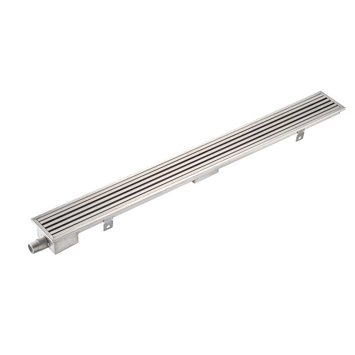 SUG-SR1518E 排水ユニット 端部排水仕様 （ステンレスグレーチング・ローレットタイプ） W144×L1794mm