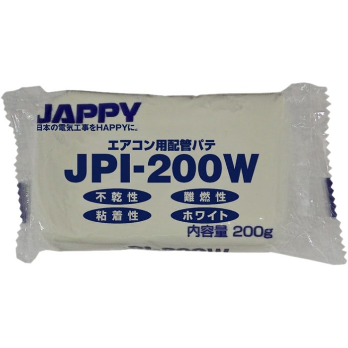 JPI-200W JAPPY 配管パテ エアコン用 200g ホワイト【セール開催中】