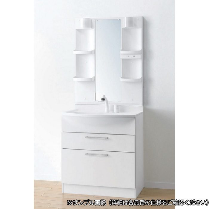 LKAL601AUNJ5SBHW1 洗面化粧台セット アルバ600 一面鏡白熱球 二段引出タイプ 間口600mm ホワイト