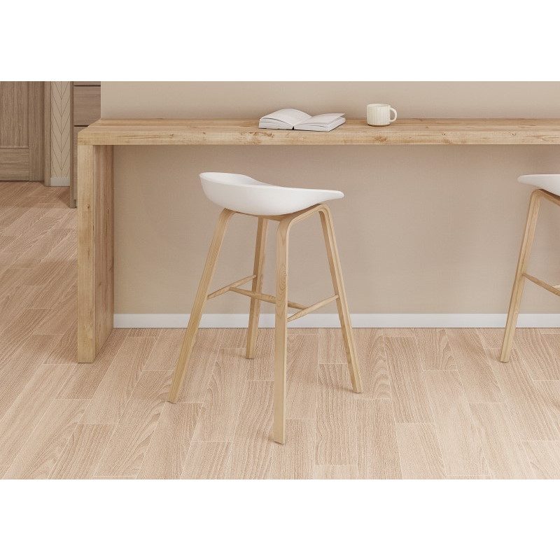 HM-12076  ホームフロア 住宅用クッションフロア WOOD ホワイトチェスナット