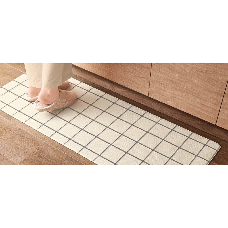 HMT-110-S  ホームフロア 置けるんシリーズ 拭けるキッチンマット スキニーグリッド 10mm×1200mm×450mm