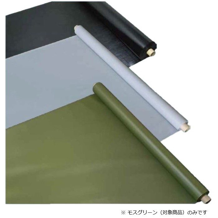 WA-001 イベント・フロアシート 厚0.5mm×幅1000mm×長30m モスグリーン