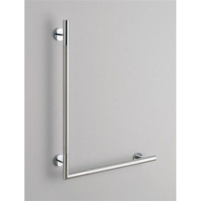 YHR86ML インテリア・バー（コンテンポラリタイプ） ステンレスタイプ（ショットブラスト仕上げ） L型（Lタイプ） 800×600mm