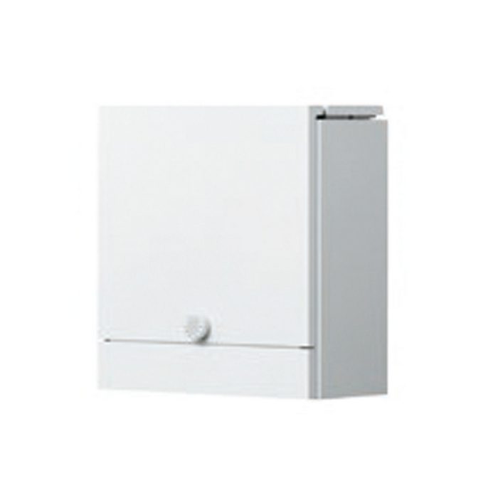 KS-GP21A-ENH-M4AC-TW 宅配ボックス（Nasta Box LIGHT） 門柱ユニットタイプ 390×355×1860mm インターホン無し仕様 LED照明付 シリンダー錠 サイズM ホワイト