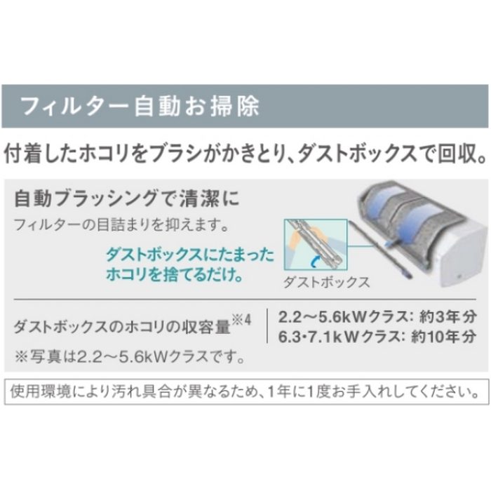S715ATCP-W 壁掛型ルームエアコン CXシリーズ 24畳用 室内機・室外機セット 室内電源200V 標準仕様 ホワイト