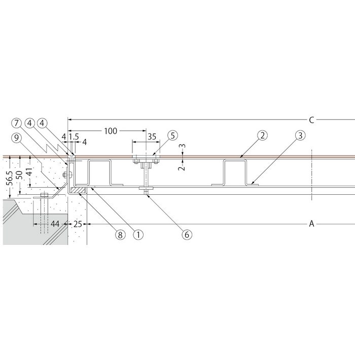 MSST-P-800 フロアーハッチ 張物用 屋内用 一般形 スチール製 床点検口蓋 ステンレス目地