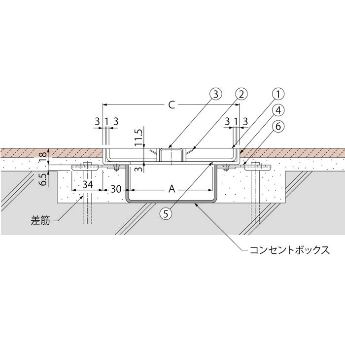 MSBC-FB-150 フロアーハッチ フロアコンセント用カバー 薄層床仕上材充填用 屋内用 一般形 ステンレス製 配線取出口付 床点検口蓋 アクリル樹脂焼付塗装【セール開催中】