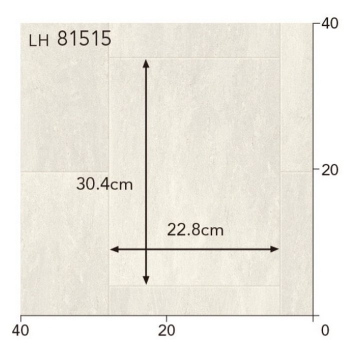 LH81516 クッションフロア STONE 厚1.8×巾1820mm フィオルタイル