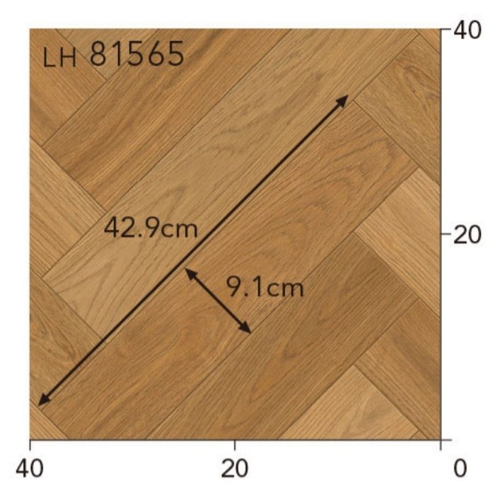 LH81564 クッションフロア WOOD 厚1.8×巾1820mm リファインヘリンボーン【セール開催中】