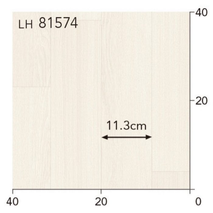 LH81574 クッションフロア WOOD 厚1.8×巾1820mm アッシュ