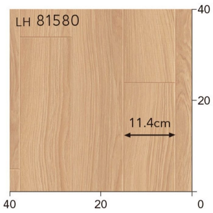LH81581 クッションフロア WOOD 厚1.8×巾1820mm ウォールナット
