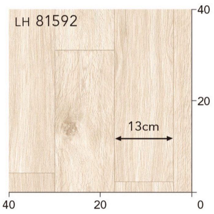 LH81593 クッションフロア WOOD 厚1.8×巾1820mm キャラオーク